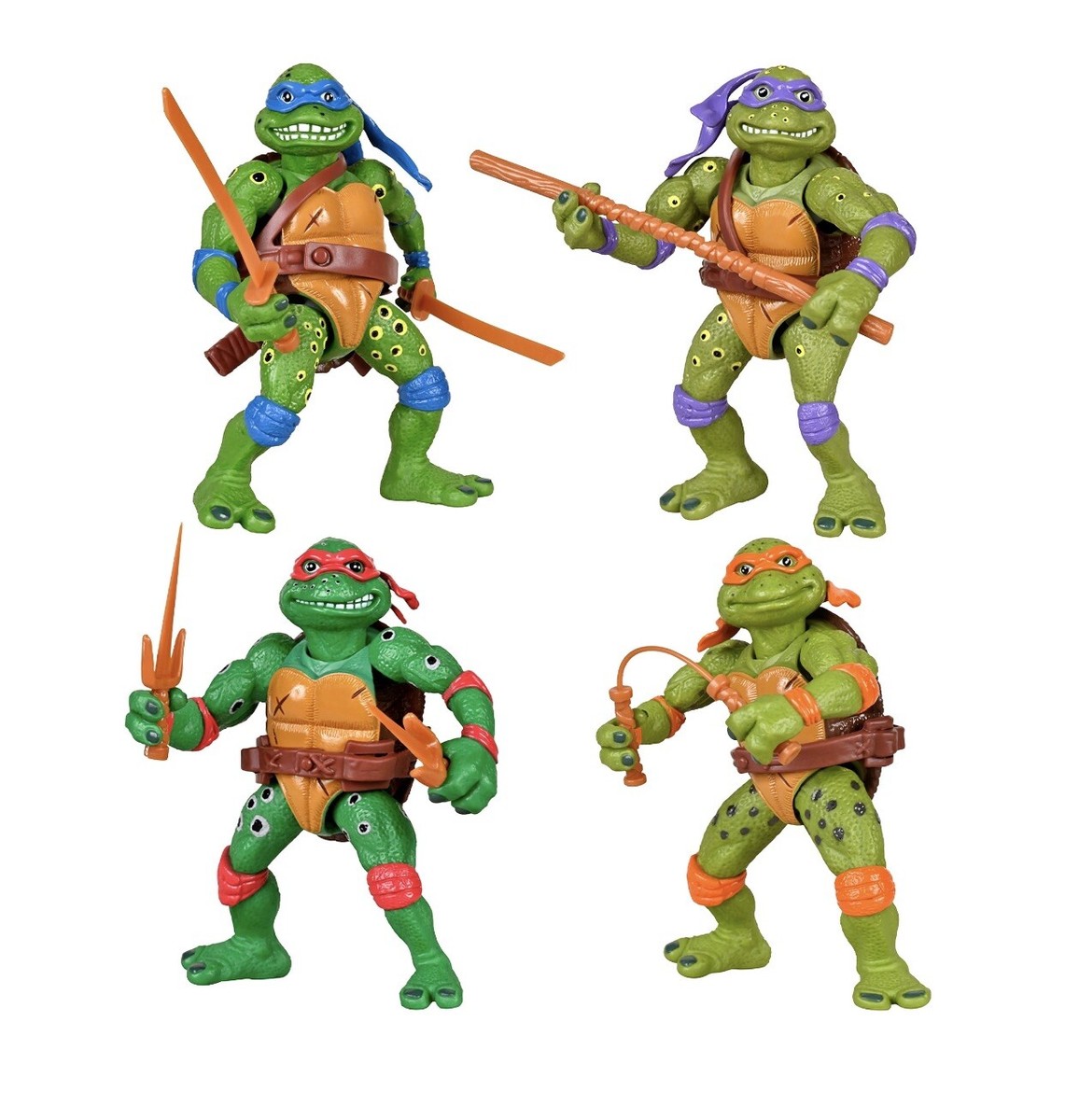 TMNT 4 Pack 1991 Classic Movie Star Teenage Mutant Ninja TMNT 4 Pack 1991 Classic Movie Star Teenage Mutant Ninja
