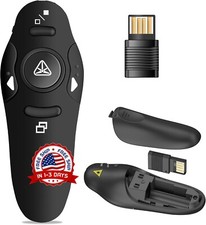 Presentador Remoto Inalambrico Inalambrico De Control Powerpoint Recargable NEW