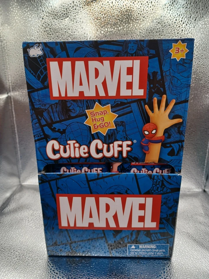 Marvel Spiderman Hulk Paquete de 4 Piezas Marvel Heroes Cutie Cuff Peluche Slap Band Foto 3 de 4