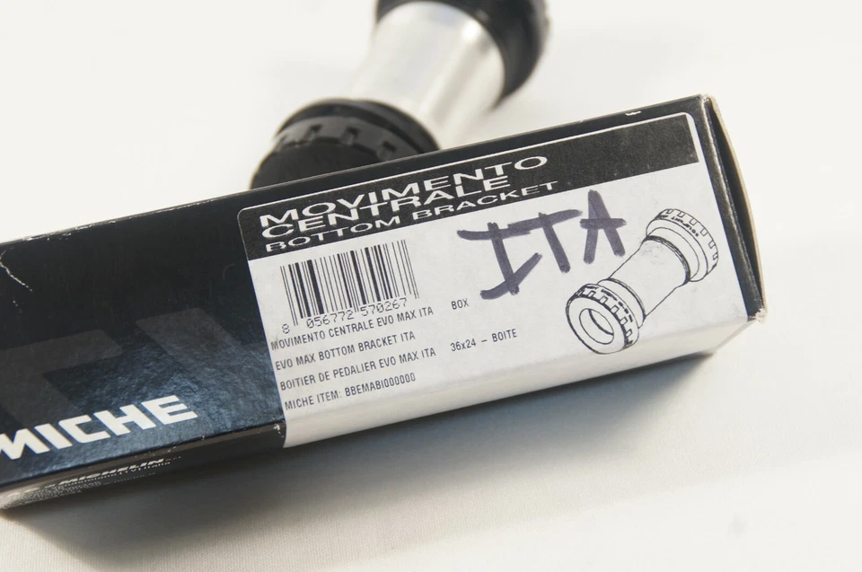 NUEVO Soporte inferior Miche EVO Max carretera/pista rosca italiana ITA 70mm Foto 3 de 3