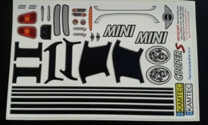 Kamtec Tamiya BMW Mini Cooper S M03L 1:10 RC Car Decal Set