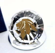 Swarovski SCS 2016 Chaton Lion Head Crystal Figurine #5236548