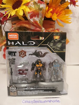 Mega Construx  ~ HALO Brute Weapons Customizer Pack 57 PCS DXR57 ~ NEW!