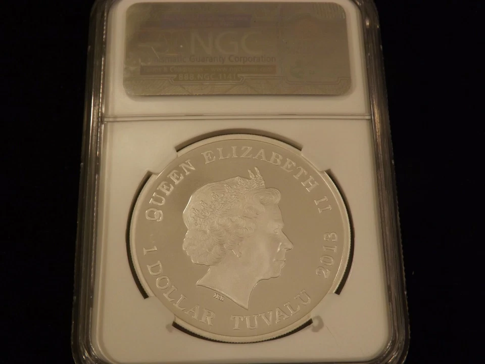 2013 $1 Three Headed Dragon Early Releases NGC PF 70 - Image 2 of 2