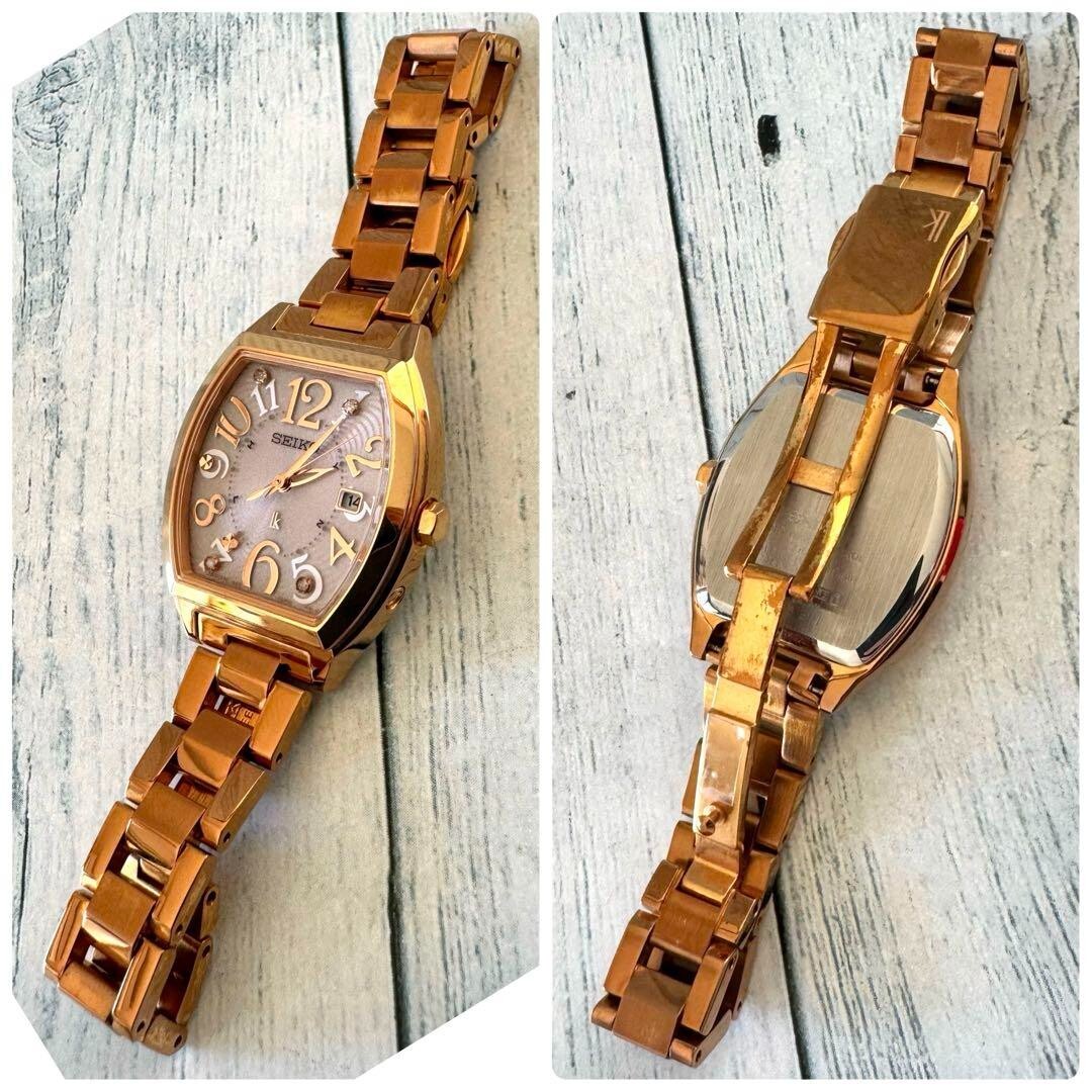 SEIKO Lukia SSVW050 1B22-0BB0 Radio Solar Used From Japan Check description