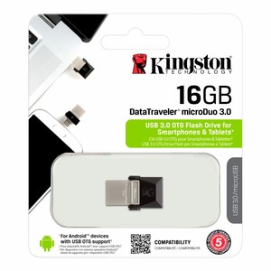 Kingston USB3 16gb microduo 3c, USB 3.0/3.1 + type c dtduo3c/16gb (740617242973)