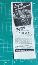 Vintage 1946 Ad Falcon Miniature Deluxe Camera Pre-War Model Chicago IL