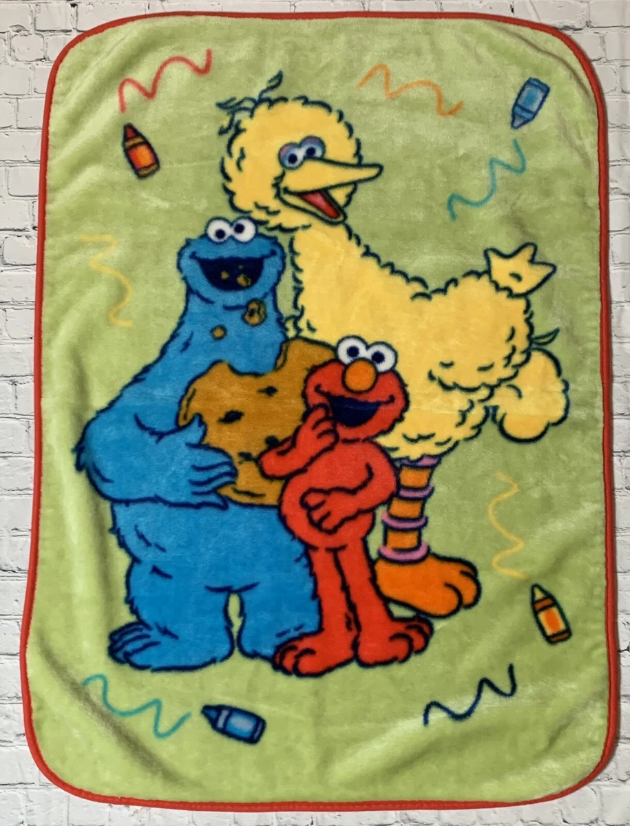 Vintage sesame street baby blanket sale