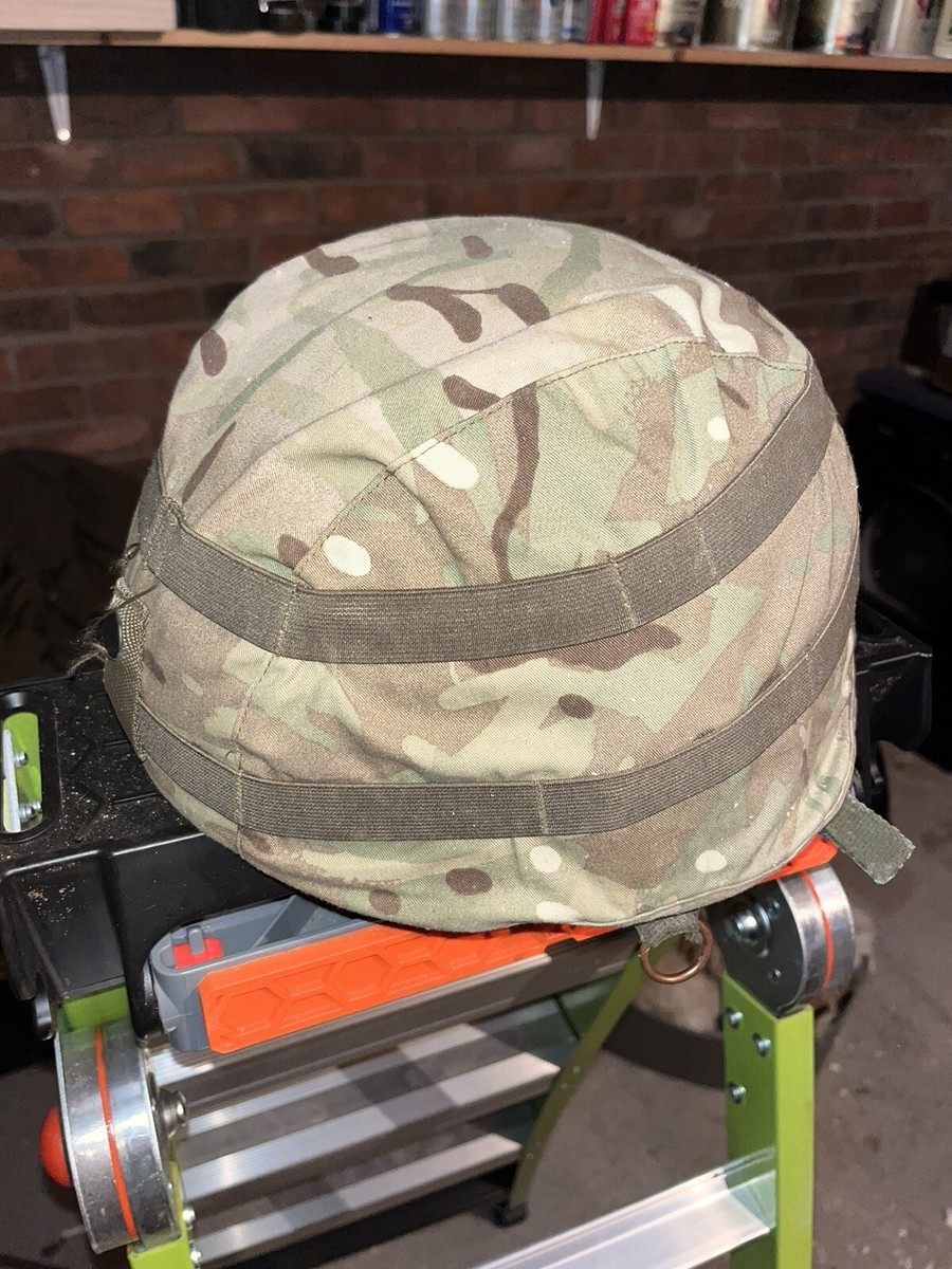 British Army MilitaryIssue Ballistic MK6 Combat Helmet W/ MTO