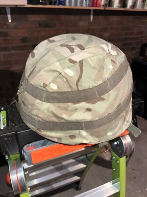 British Army MilitaryIssue Ballistic MK6 Combat Helmet W/ MTO