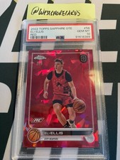 ELI ELLIS 2022 Topps Chrome Sapphire OTE RC Red Refractor /5 PSA 10 GEM pop 1 ⭐️
