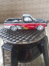 Hot Wheels Loose 83 Chevy Silverado Custom Manga Edition Red Black VHTF