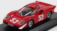 Best Model 1/43 Fiat Abarth 2000 53 Winner Imola 1969 Ortner Modellino Statico