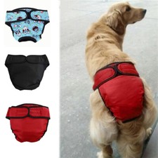 XS-XXL Hundewindel Waschbar Hygienehose Schutzhose L&auml;ufigkeitshose Hund Hose