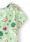 The Children’s Place Girls Green Shamrock Doodles Dress Size Large (10-12) NWT — photo 5