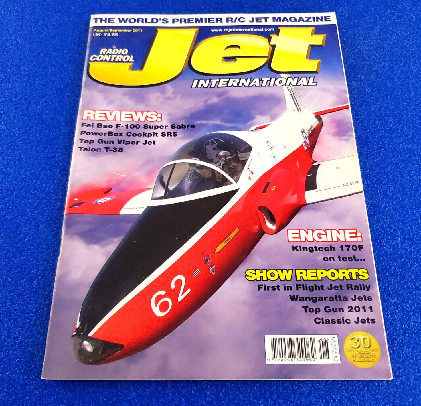 Radio Control Jet International Engine: Kingtech 170F On Test Aug/Sept 2011