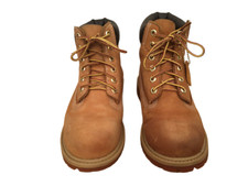 Timberland 12709 Youth's Wheat Nubuck 6-Inch Premium Waterproof Boots Size 2M