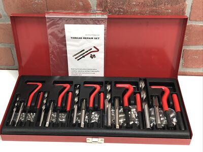 New Metal Car Screw Tap Quick Thread Repair Set Nut Reamer Die Set Tools