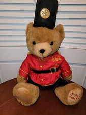 FAO Schwarz Toy Soldier Bear Christmas Plush 16"