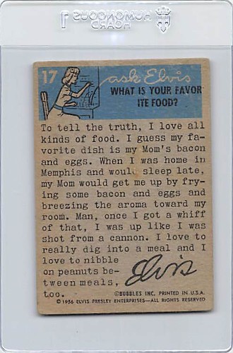 1956 Topps Elvis Presley #17 Studying The Script VG/EX *DA-D2419 - Bild 2 von 2