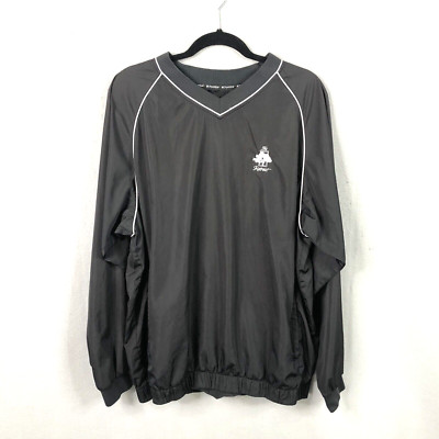 Footjoy Windshirt  Mens Large Black Embroidered The Retreat Classic Golf Club