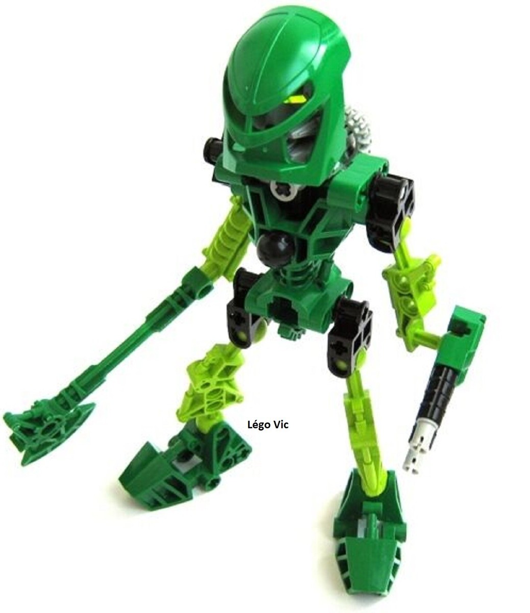ニキ Lego 8535 Bionicle Mata Nui Toa Lewa complet de 2001 -C208