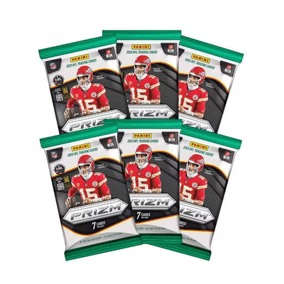 2025 Panini Prizm Football NFL Trading Cards Mega Box - 5 Pink
