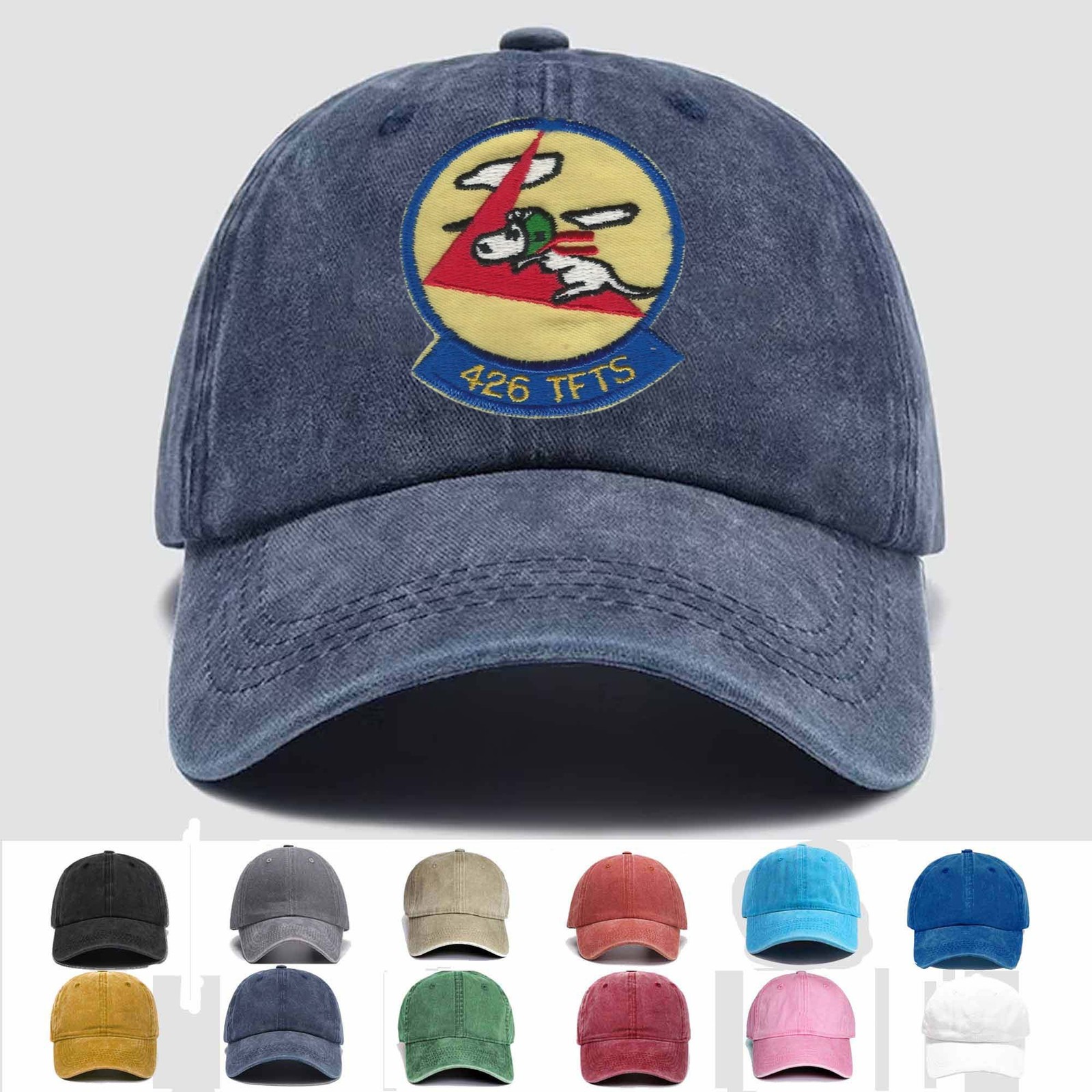 Custom Embroidered 526th TAC Fighter Training Squadron Trucker Hat - Military Gift