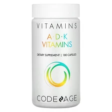 2 X CodeAge, Vitamins, A.D.K Vitamins, 180 Capsules
