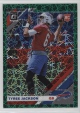 2019 Panini Donruss Optic Rookies Green Velocity Prizm Tyree Jackson #133 0qr6