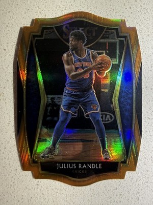 2020-21 Panini Select - Premier Level Julius Randle #135 Orange Prizm DieCut /65