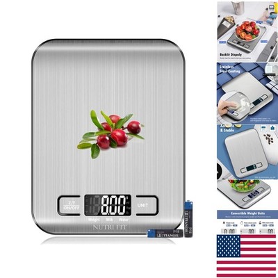 High Accuracy Digital Food Scale - 11lb Capacity, Auto Shut Off, Tare Feature