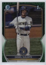 2023 Bowman Chrome Prospects Green Grass Refractor /99 Daniel Guilarte 11ch