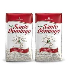 Cafe Santo Domingo Ground Coffee 1 Pound of Grounds Pack of 2