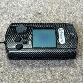 Sega Dreamcast Carbon Black VMU Visual Memory Unit + Cap & Strap JPN | US SELLER