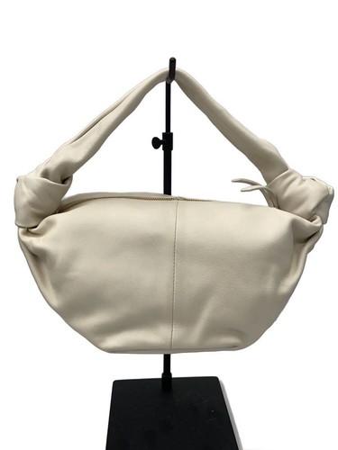 BOTTEGA VENETA handbag leather White plain Used