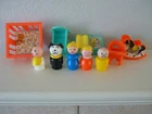 Vintage Fisher Price Little People Nursery Furniture & Figures (10) pcs