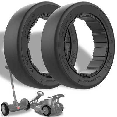 2pcs 10x2.75 Quick Release Tire Replacement for Ninebot by Segway S MAX/Gokar...