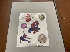 Spider-Man Sticker Sheet- Vintage 2002