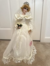 Princess Diana Limited Edition Porcelain Doll Wedding Dress Hand Painted
