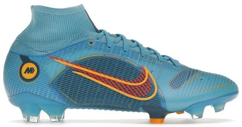 Nike Mercurial Superfly 8 Elite Fg Chlorine Blue-Laser Orange Sz