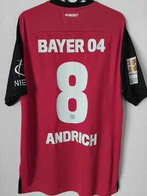  Bayer  Leverkusen Trikot L Saison 2024 #8- Andrich Castore Bundesliga 04