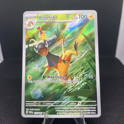 Pokémon TCG Heliolisk Twilight Masquerade Illustration Card #177/167 Mint