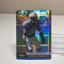 Antonio Cromartie 2008 Topps Finest Blue Refractor Chargers Color Match #91