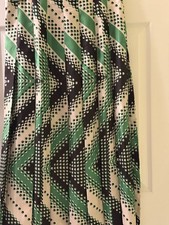 Gucci Womens Silk Pleated Midi Skirt IT 44 Gr...