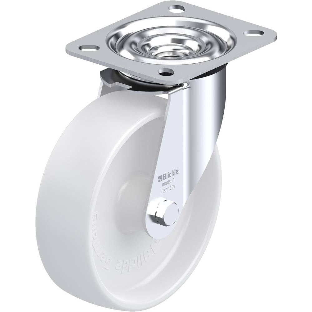 Roulette polyamide 125mm anti blocage pour chariot de manutention