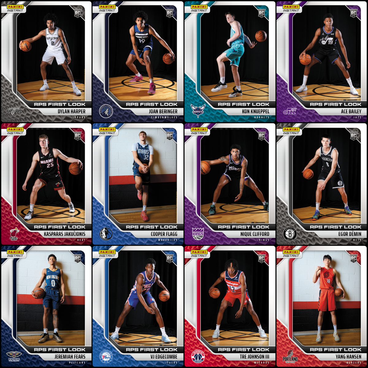 2025-26 Panini Instant NBA - ROOKIE CARD RPS FIRST LOOK SP - Pick