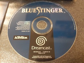 blue stinger sega dreamcast complet en boite et notice allemand CIB PAL 🇩🇪