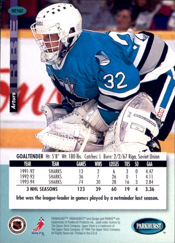 1994-95 Parkhurst SE RCs Stars 🥅YOU PICK🥅#SE151 - #SE269 Complete Your NHL Set - Image 4 of 4