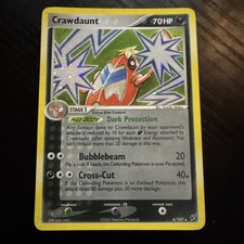 Crawdaunt Vintage Holo Rare Pokémon Card 6/107 EX Deoxys LP on eBay